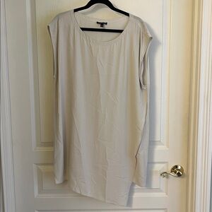 Eileen Fisher Ivory Sleeveless Top